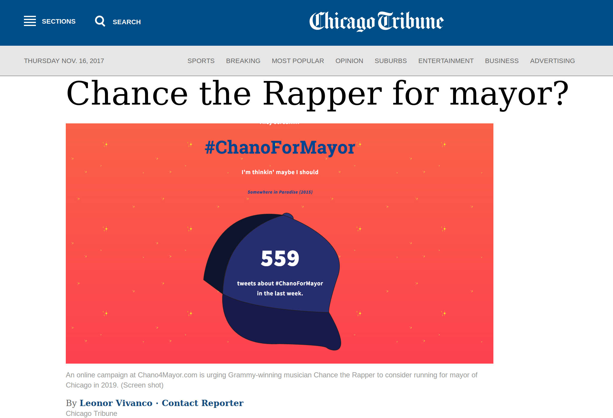 The Chicago Tribune